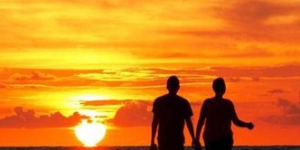 Sunset couple